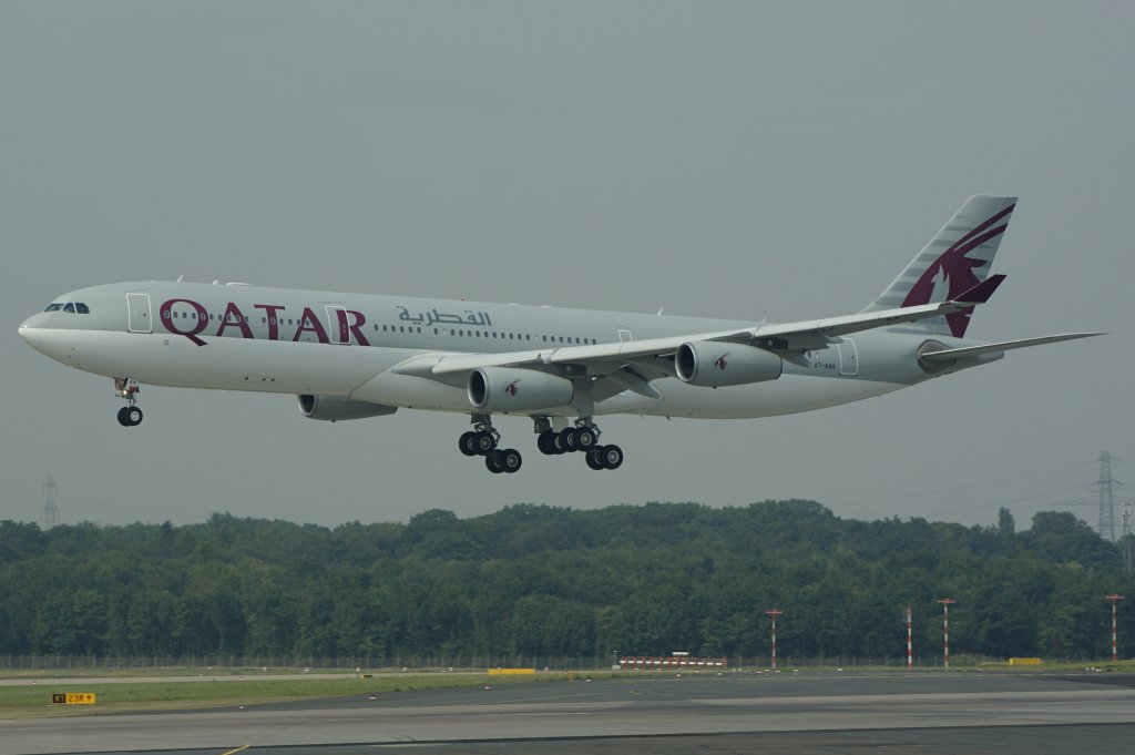 Qatar Amiri Flight Airbus A340-300 visit DUS 
