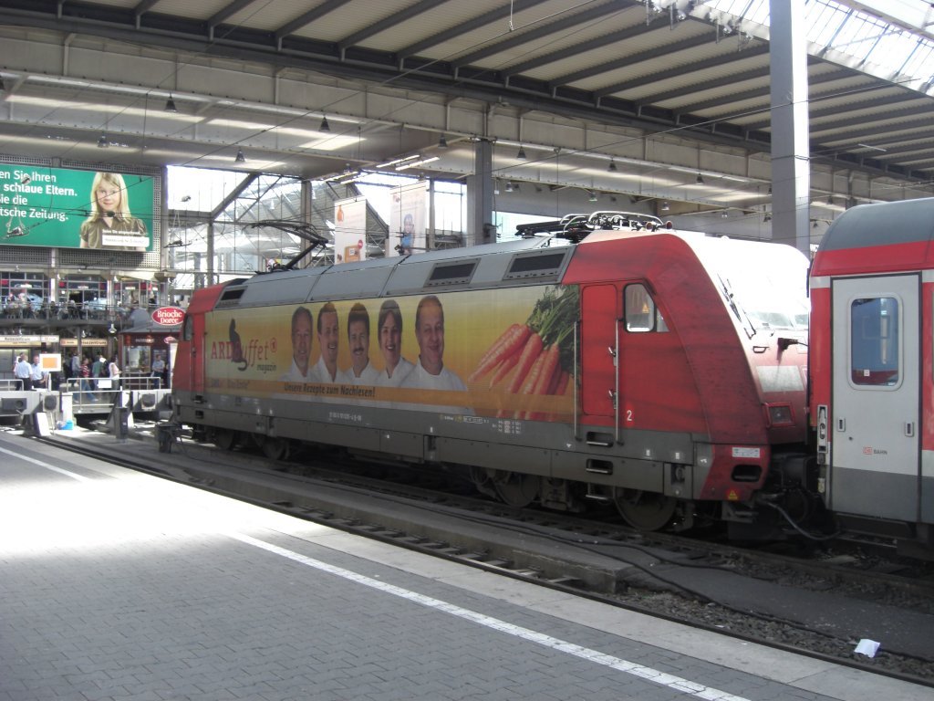 101 035-4  ARD-Buffet , diesmal am 31. August 2009 im  M�nchner Hauptbahnhof .
