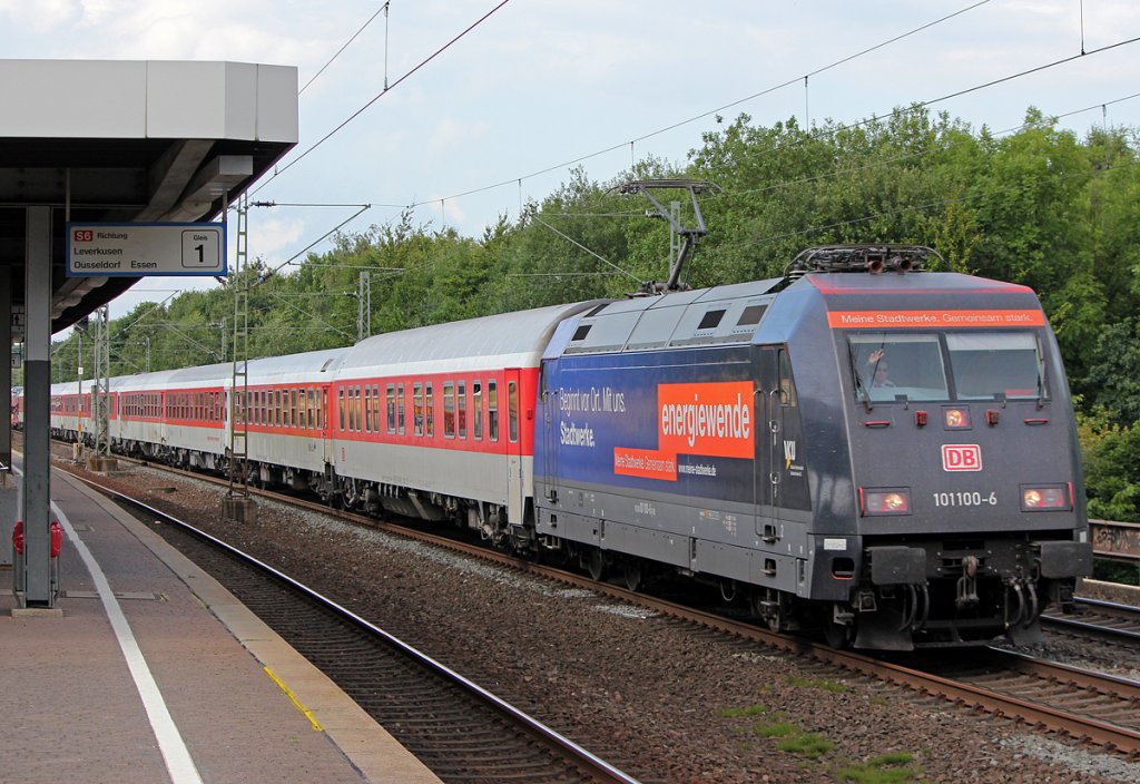 101 100-6 mit dem AZ1354 in K�ln Stammheim am 03.08.2012