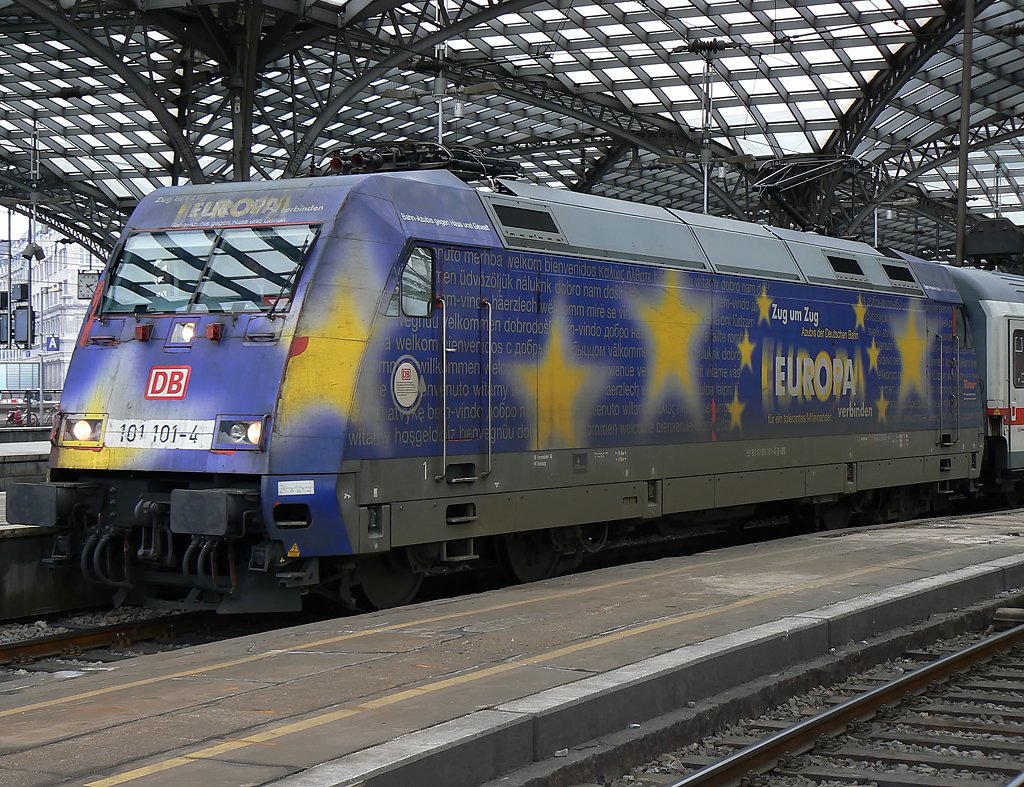 101 101-4 in K�ln Hbf. am 22.01.2010