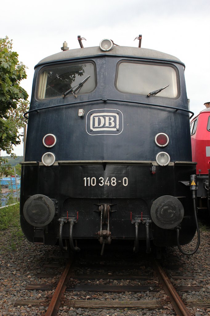 110 348-0 im DB Museum Koblenz L�tzel am 11.08.2011
