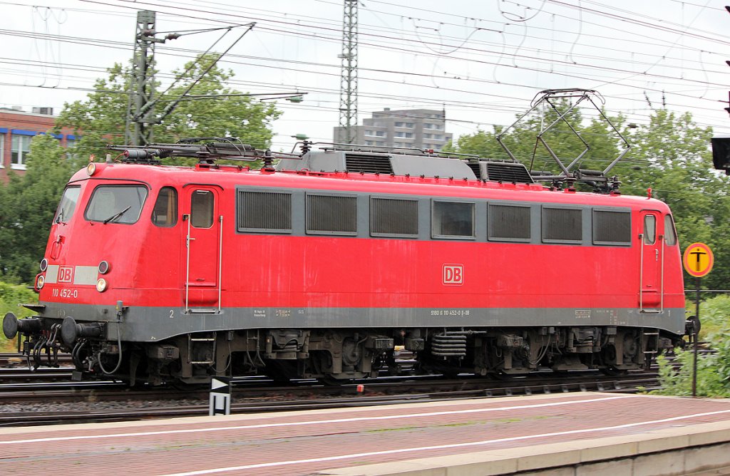 110 452-0 in Dortmund Hbf am 19.06.2011
