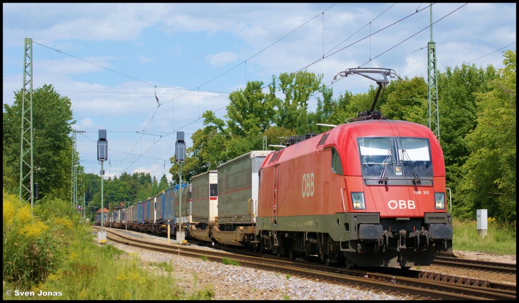 1116 101-5 (�BB) in A�ling am 7.8.2012.