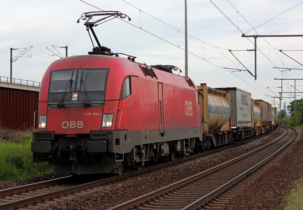 1116 155-1 am Wenzel KLV in Porz Wahn am 17.05.2012
