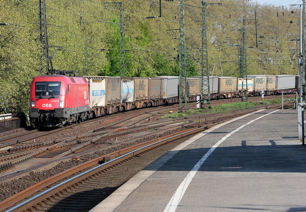 1116 271-6  Top Performer am Zug  am Wenzel in K�ln S�d am 19.04.2011