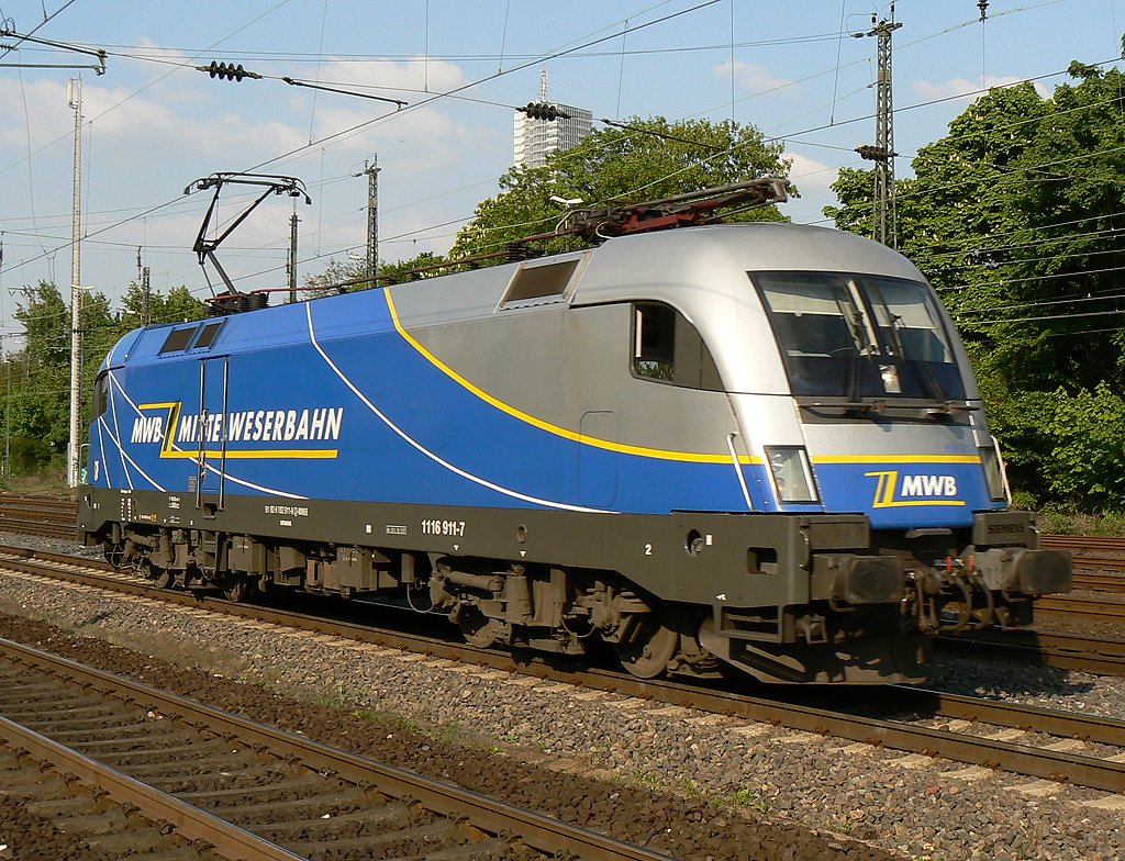 1116 911-7 in K�ln West , Sommer 2009