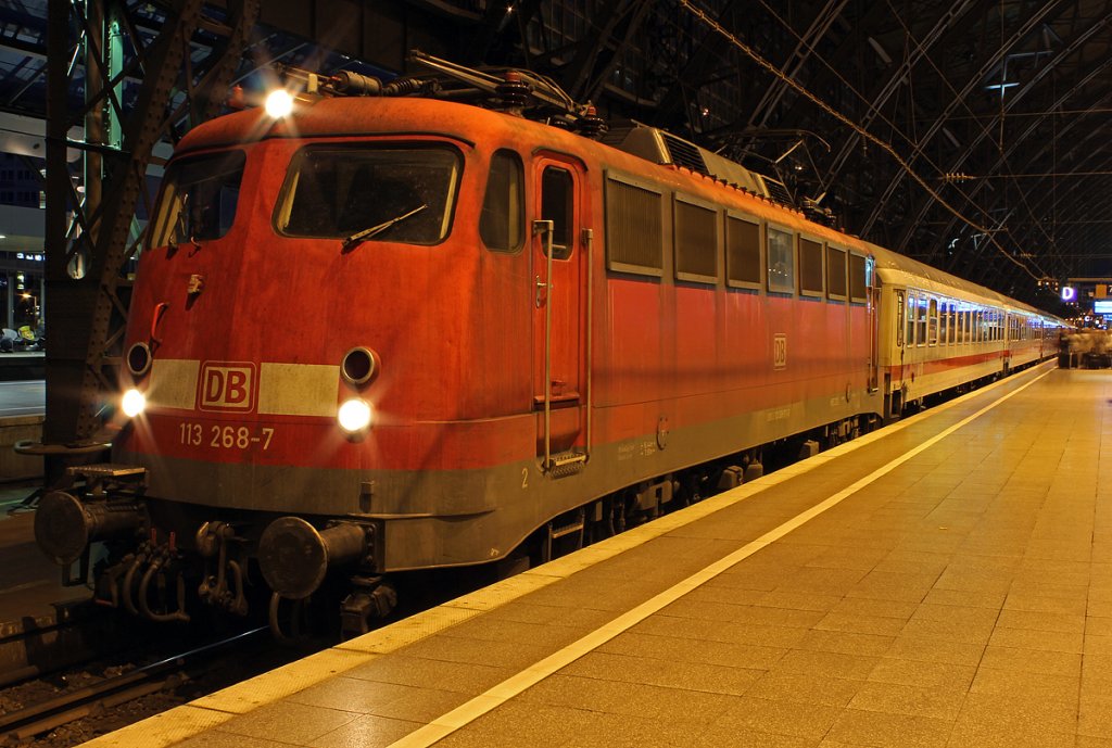 113 268-7 mit Sonderzug aus Norddeich Mole in K�ln Hbf am 18.09.2011