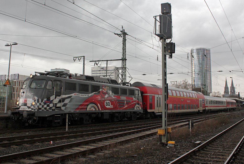 115 509-2 mit dem Pbz 2471 in K�ln Messe/Deutz am 12.04.2013