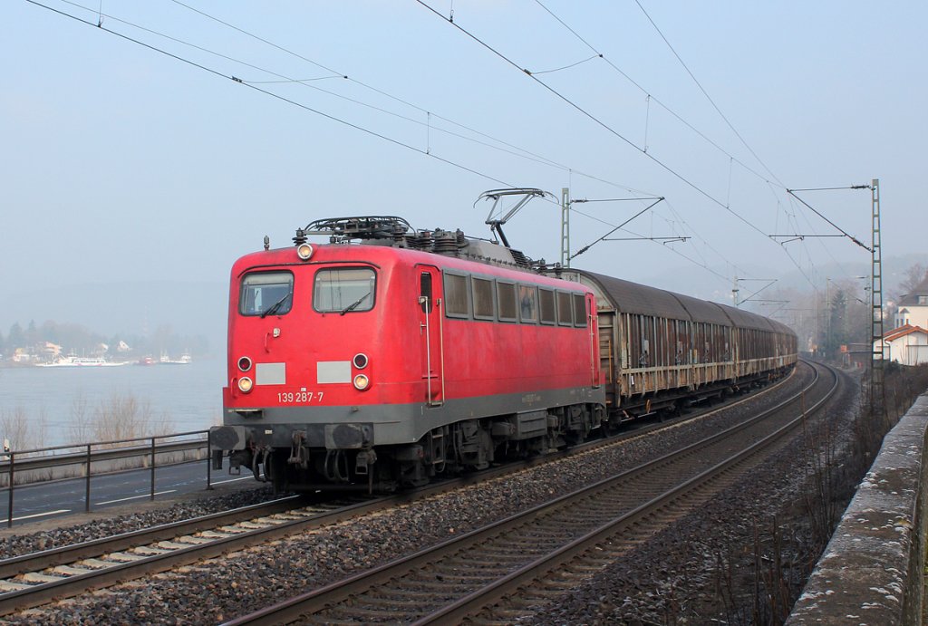 139 287-7 am Henkelzug bei Dattenberg am 22.03.2013