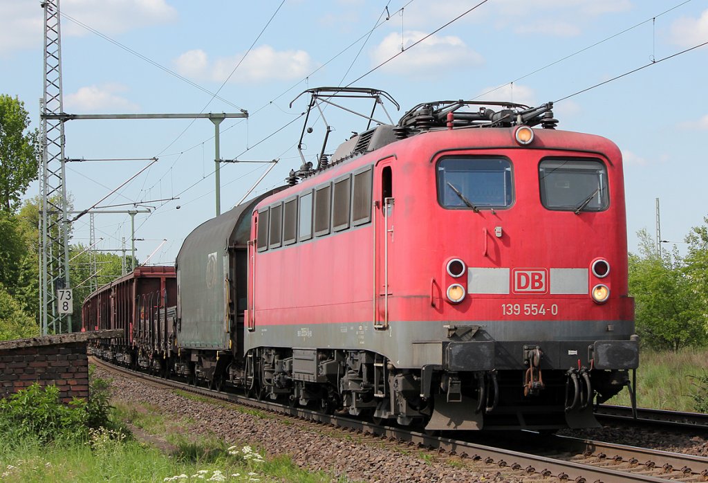 139 554-0 mit gem Gz. in Porz Wahn am 03.05.2011