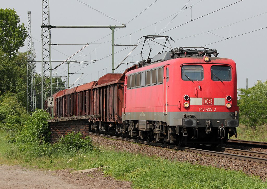 140 495-3 in Porz Wahn am 05.05.2011