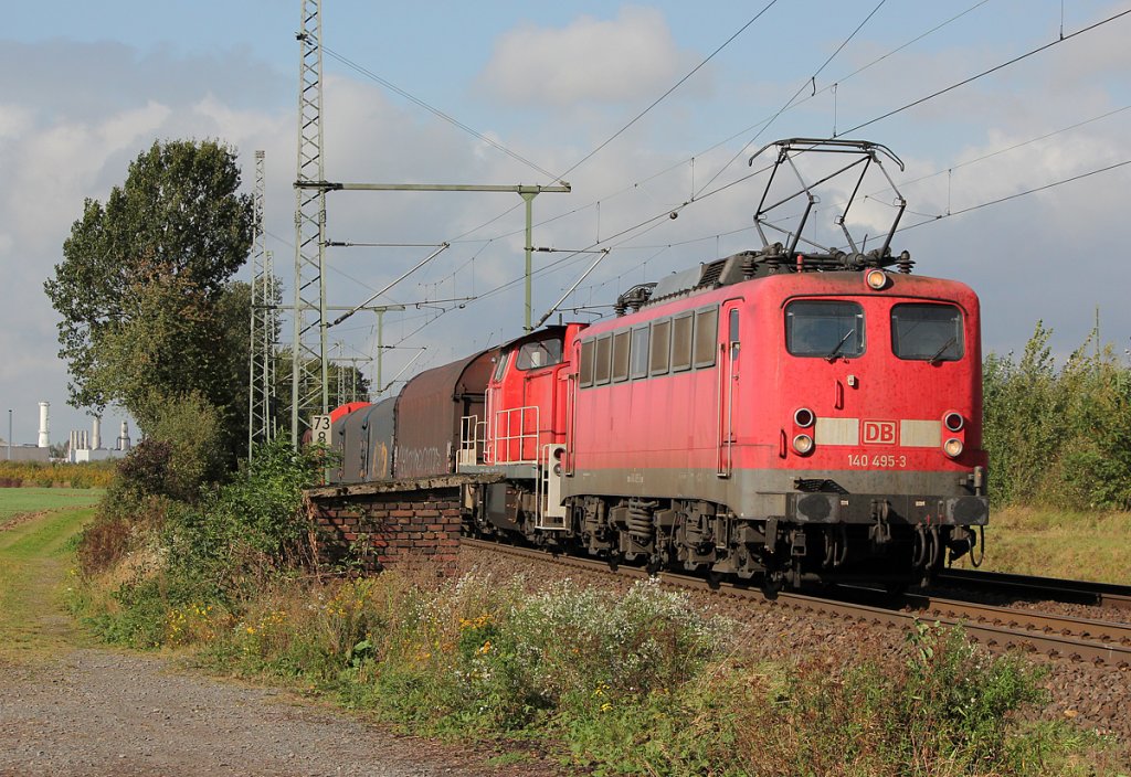 140 495-3 in Porz Wahn am 07.10.2011