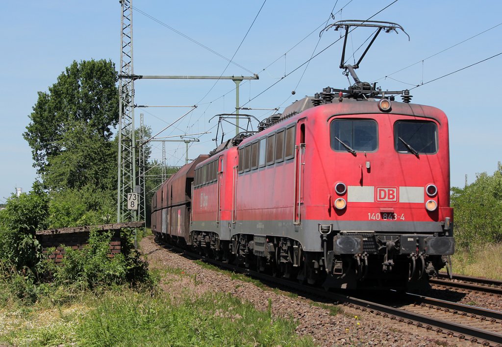 140 843-4 in Porz Wahn am 02.06.2011