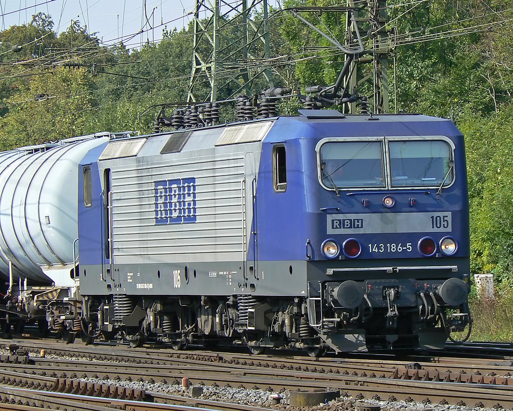 143 086-5 der RBH in Gremberg im Sept.09