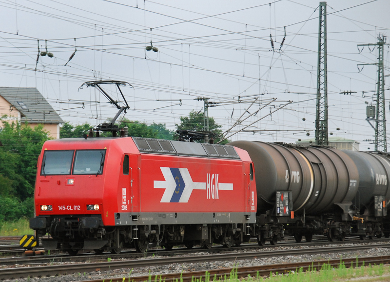 145-CL 012, HGK, aufgenommen am 19.06.12 in Treuchtlingen.