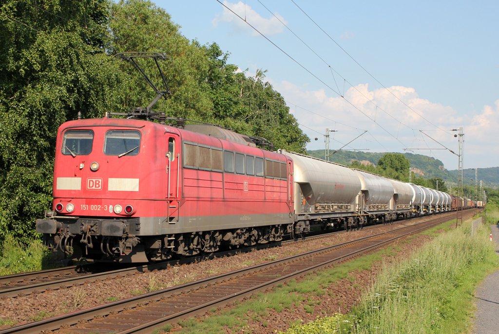 151 002-3 in Bonn Limperich am 07.06.2013