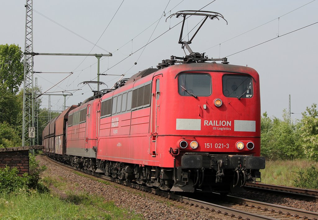 151 021-3 in Porz Wahn am 05.05.2011