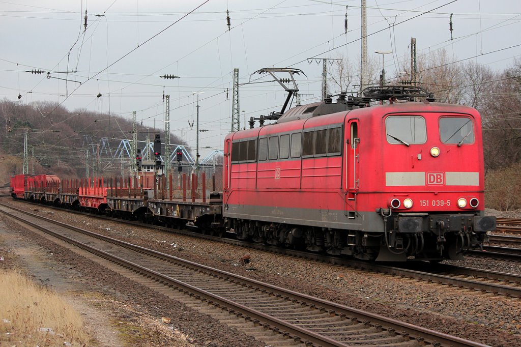 151 039-5 in K�ln West am 27.02.2012