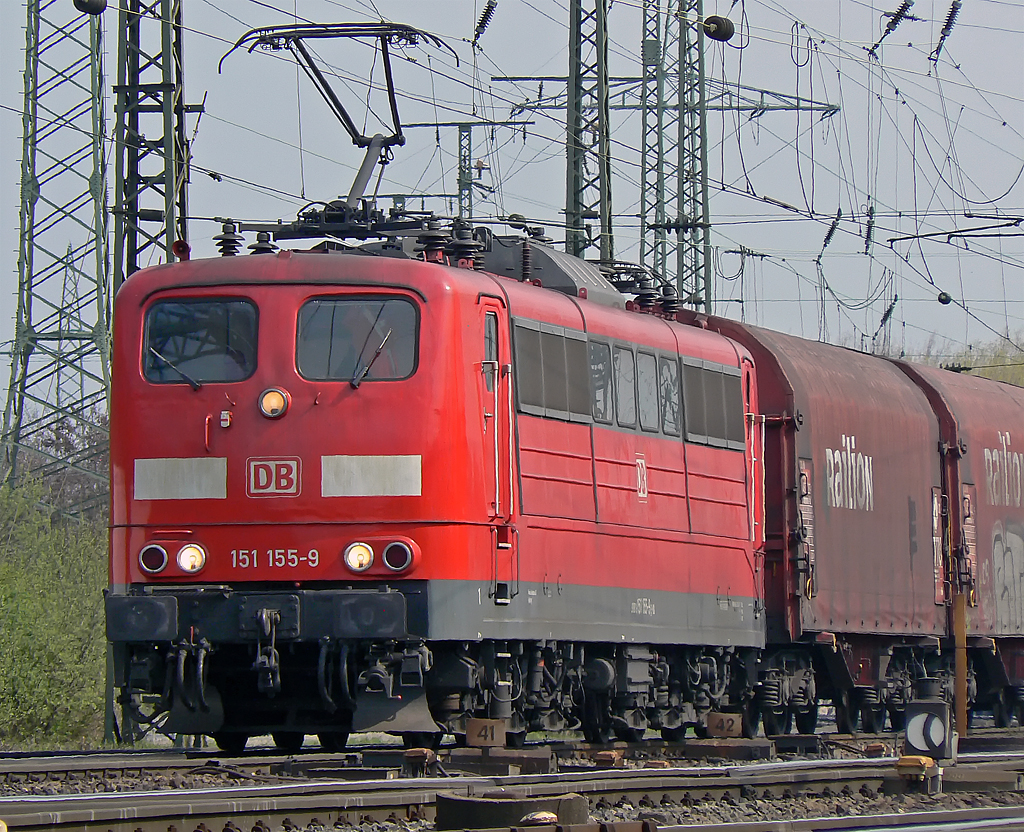 151 155-9 verl�sst Gremberg am 13.04.2010