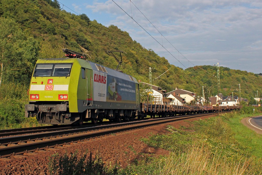 152 005-5 vor Erpel am 21.08.2011
