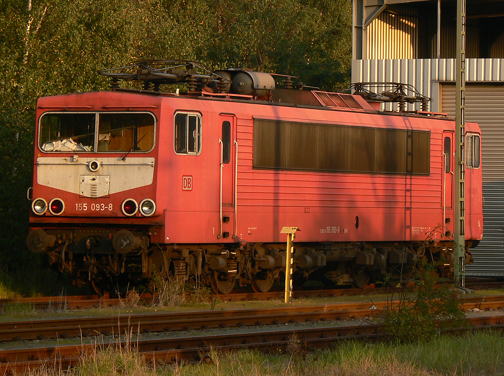 155 093-8 fristet ihr dasein in Gremberg am 13.10.2010