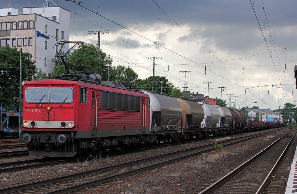 155 259-5 in K�ln West am 11.06.2012