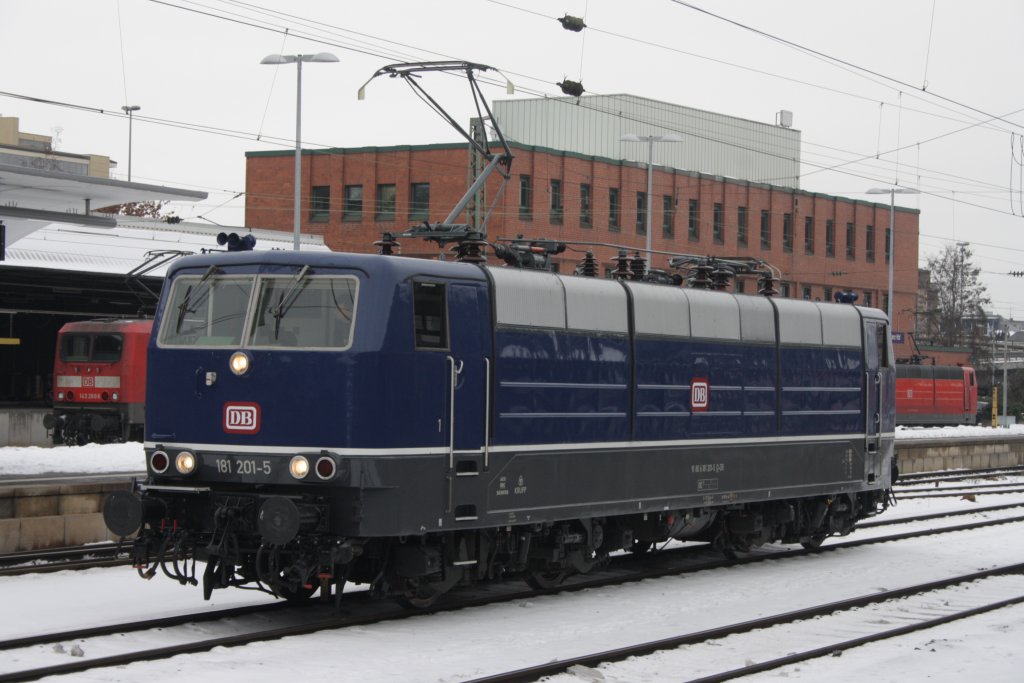 181 201 stand am 30.12.2010 in Koblenz HBF.