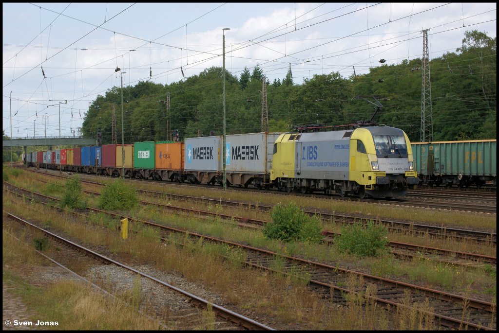 182 596-7 (Box Xpress/IBS) in Verden (Aller) am 16.8.2012.
