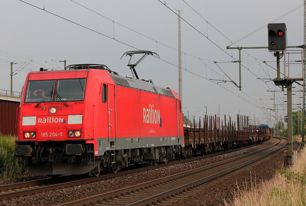 185 204-5 in Porz Wahn am 12.06.2012 (inkl. Gegenfoto :-) )