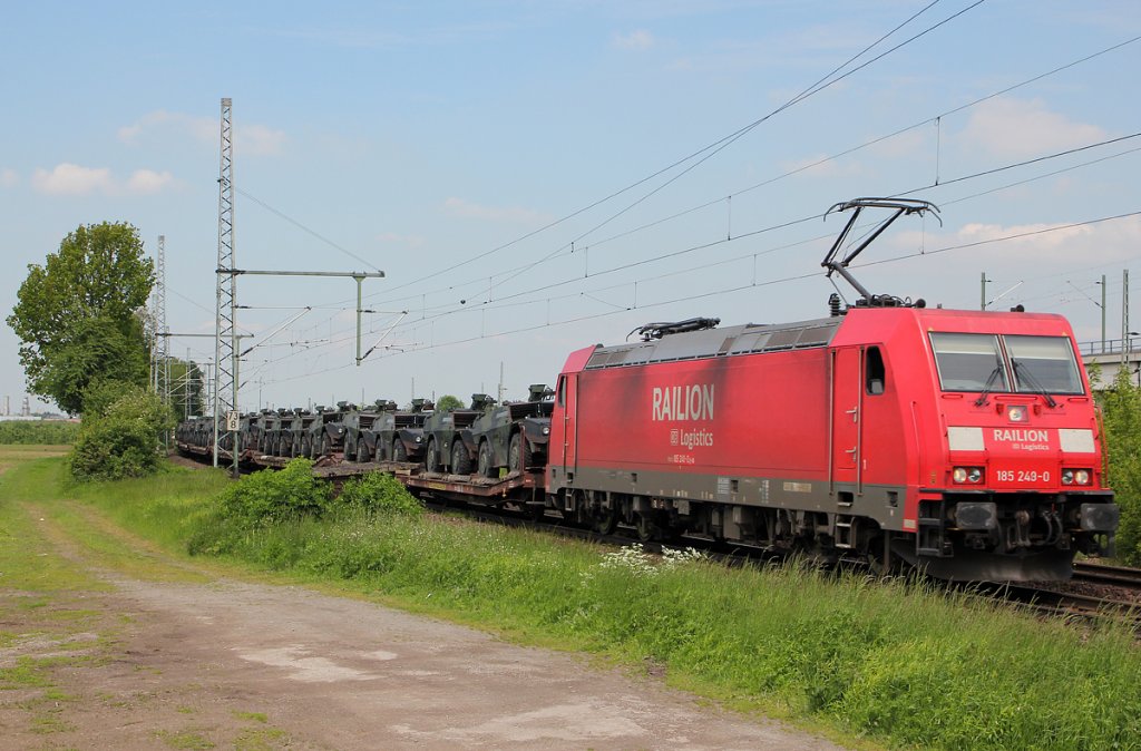 185 249-0 in Porz Wahn am 27.05.2013