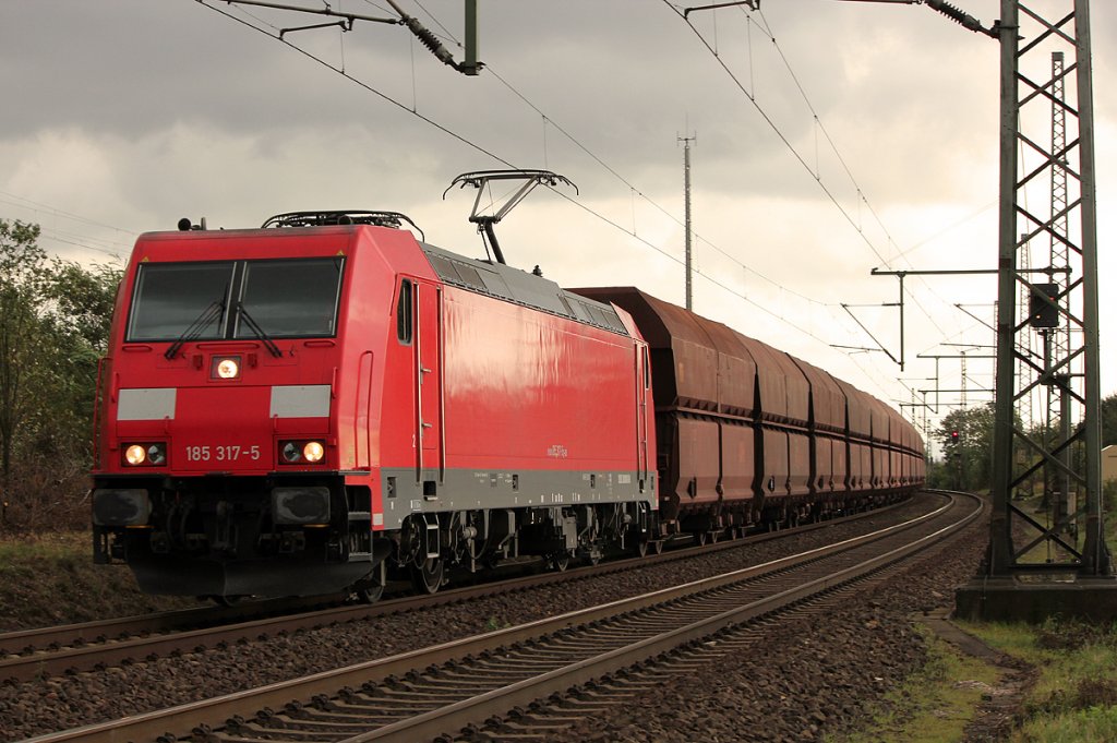 185 317-5 in Porz Wahn am 07.10.2011