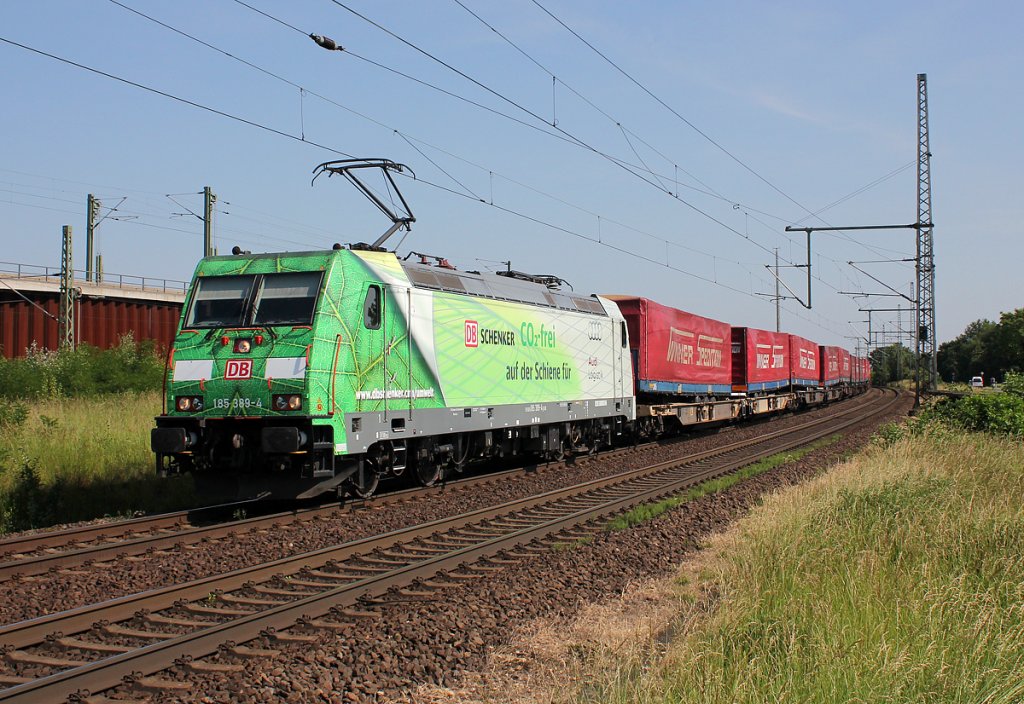 185 389-4 am Winner KLV in Porz Wahn am 18.06.2013