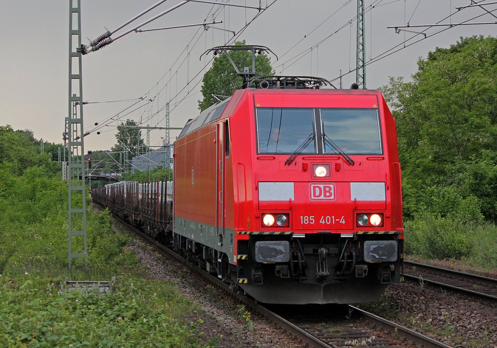 185 401-4 in Bonn Oberkassel am 15.05.2011