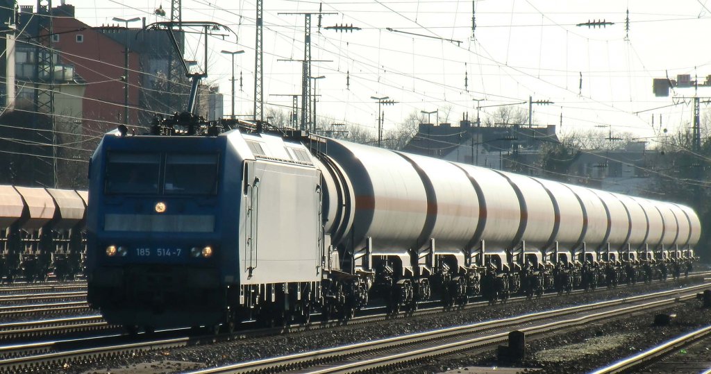 185 514-7 am 09.02.11. in K�ln West.