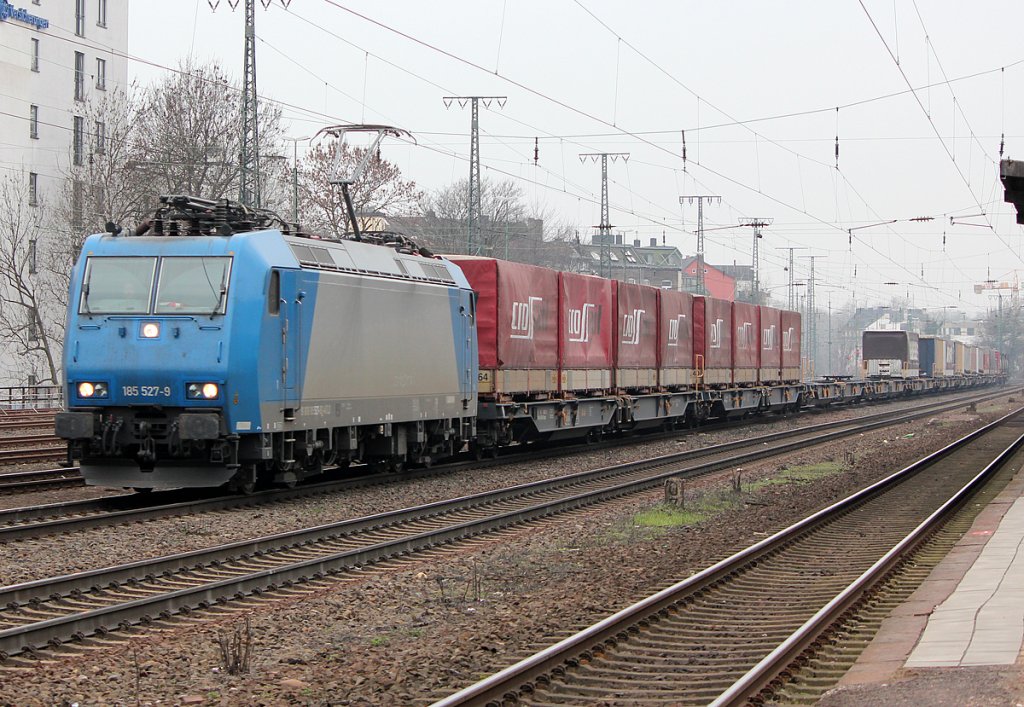 185 527-9 in K�ln West am 19.02.2011