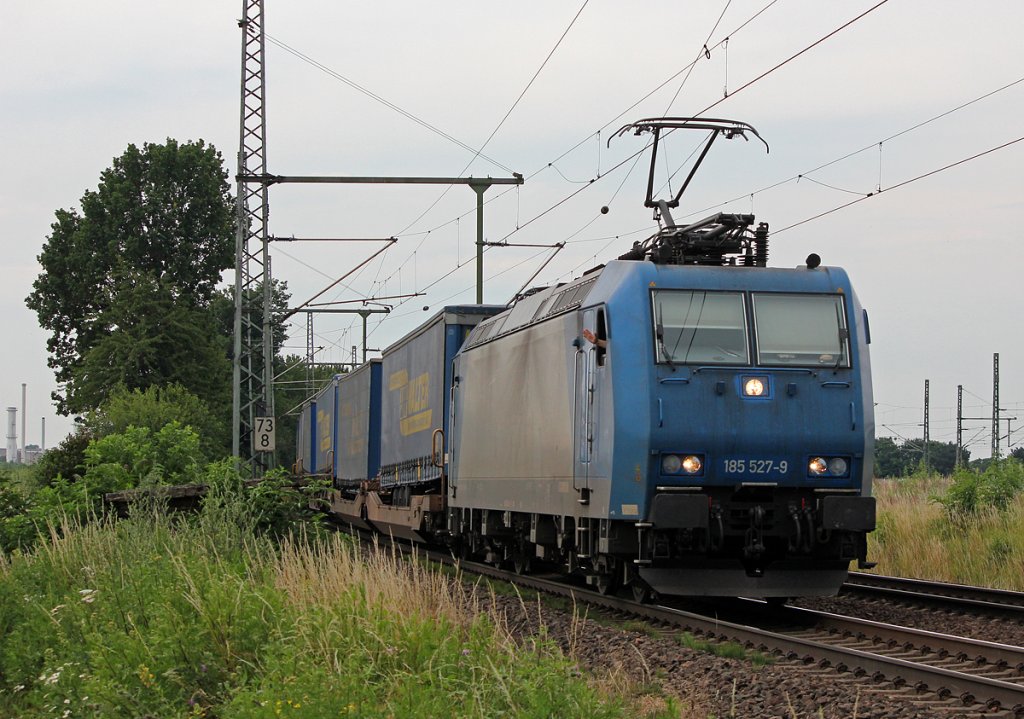 185 527-9 in Porz Wahn am 05.07.2012
