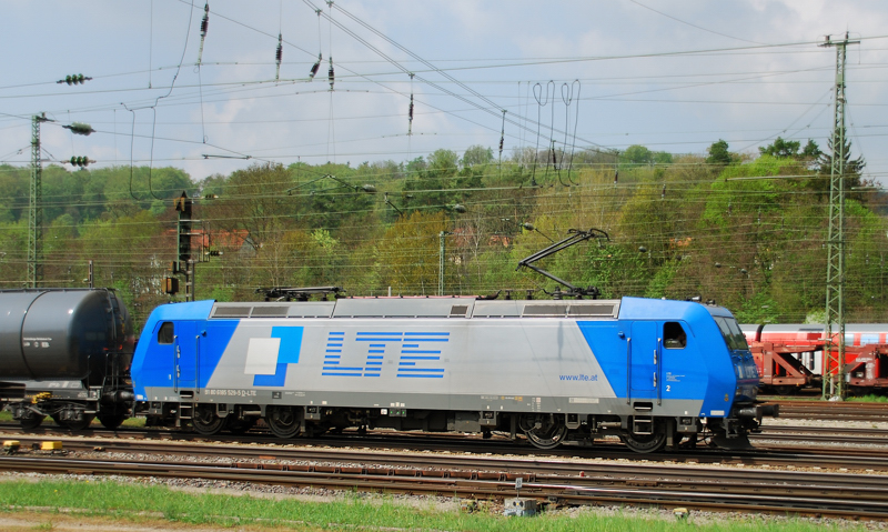 185 529-5, LTE, aufgenommen am 05.05.13, in Treuchtlingen.