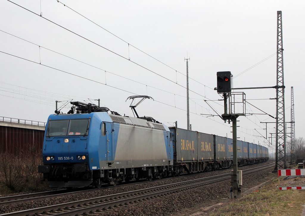 185 536-0 in Porz Wahn am 04.04.2013