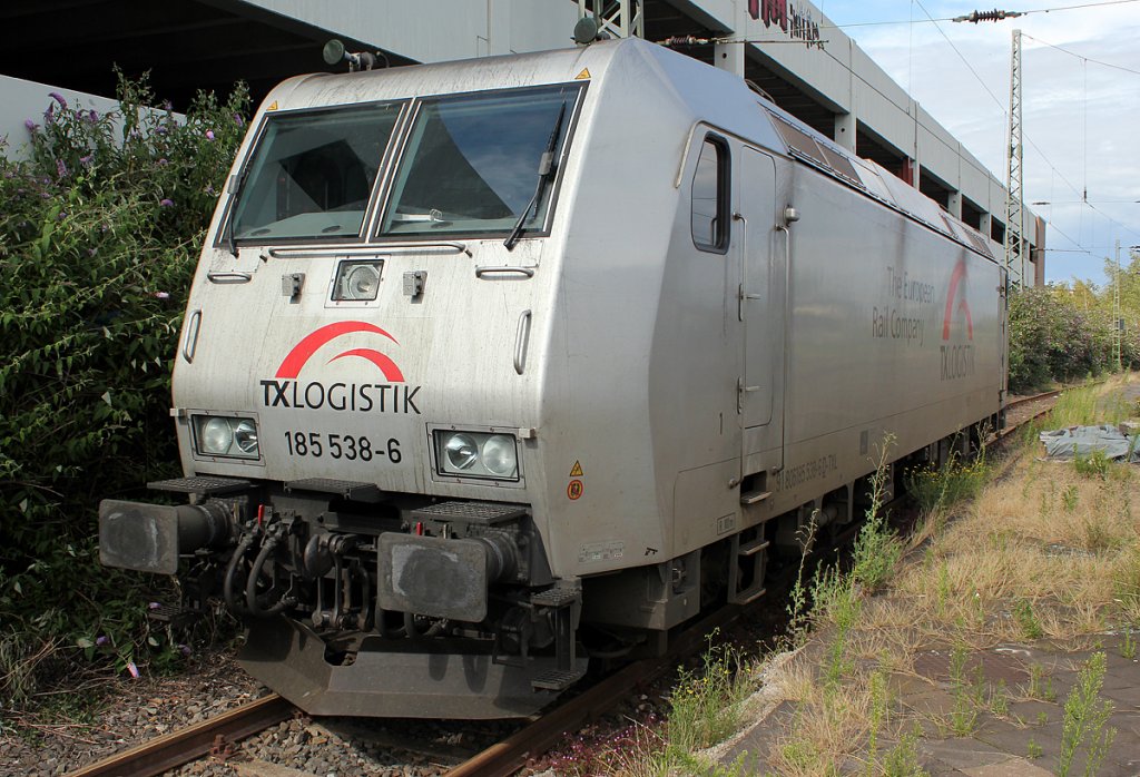 185 538-6 , abgestellt in Krefeld Hbf am 17.07.2011