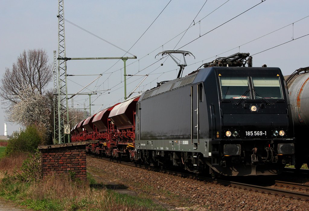 185 569-1 in Porz Wahn am 03.04.2012