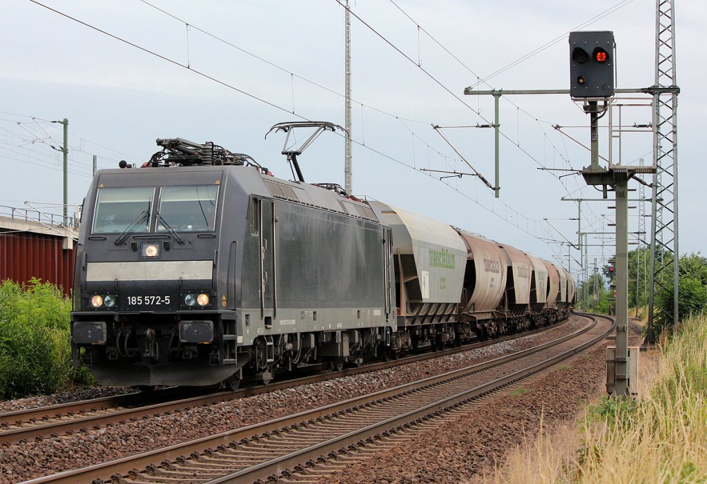 185 572-5 in Porz Wahn am 02.07.2012