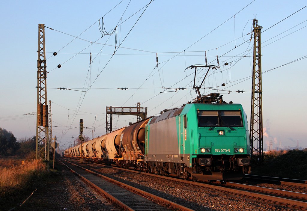 185 575-8 der HGK bei Br�hl am 28.10.2012