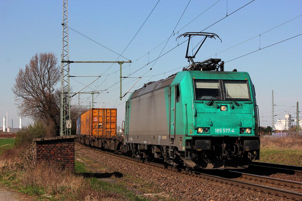 185 577-4 in Porz Wahn am 26.03.2012