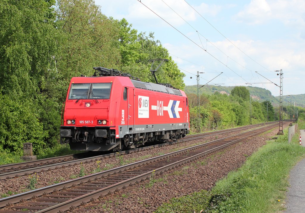 185 587-3 Lz in Bonn Limperich am 06.05.2013