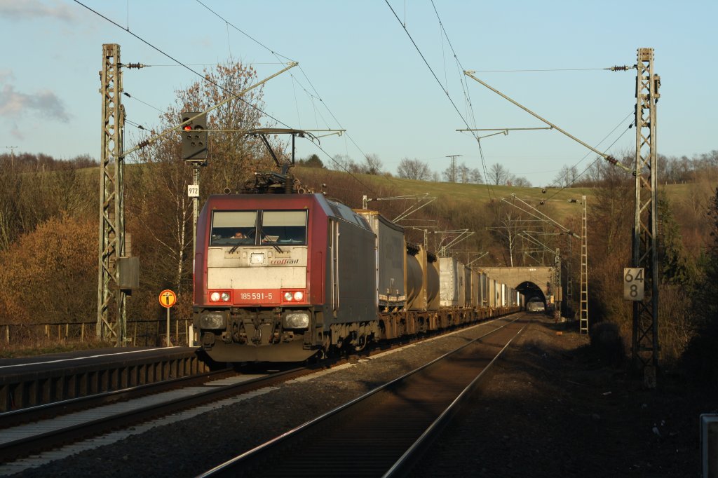185 591-1 in Eilendorf am 06.03.11