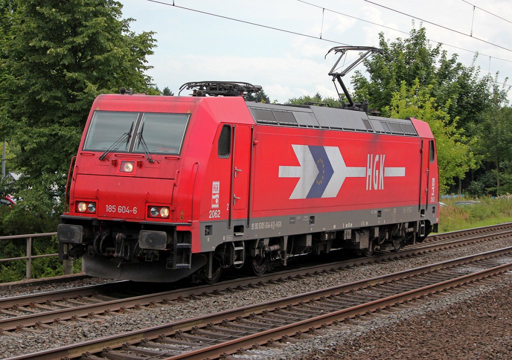 185 604-6 der HGK Lz in K�ln Stammheim am 03.08.2012