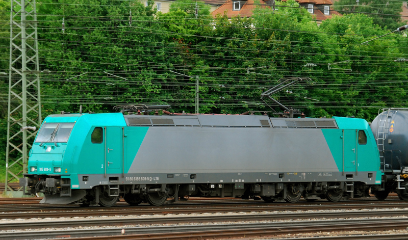 185 609-5, LTE, aufgenommen am 07.06.13, in Treuchtlingen.