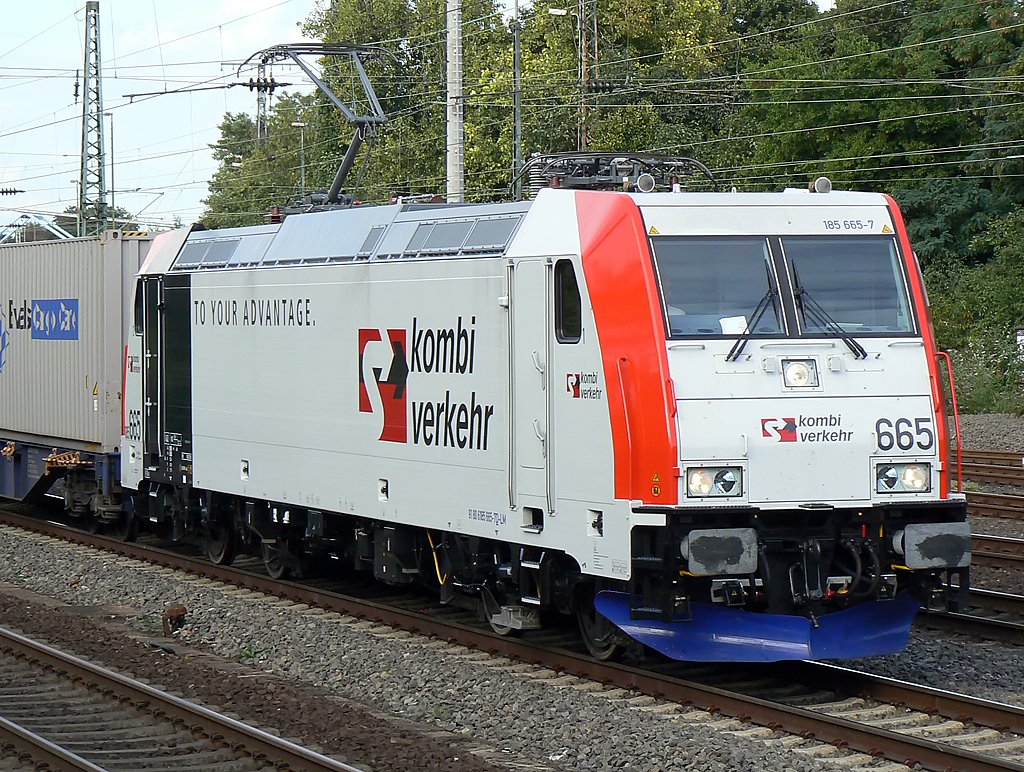 185 665-7 in K�ln West, Sommer 2009