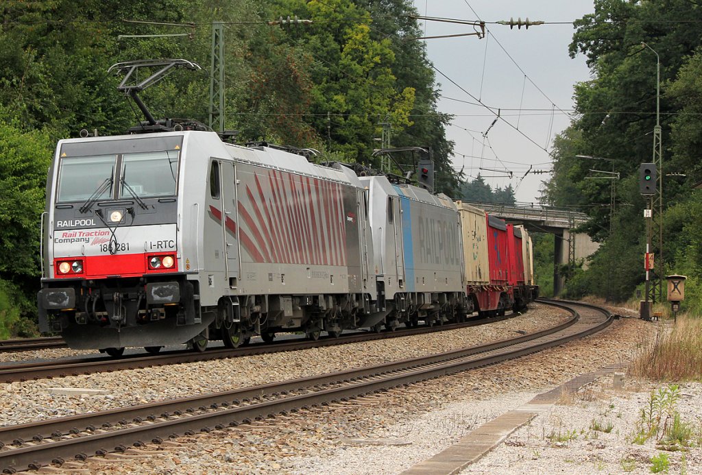 186 281 und 186 xxx  in Assling am 30.07.2011