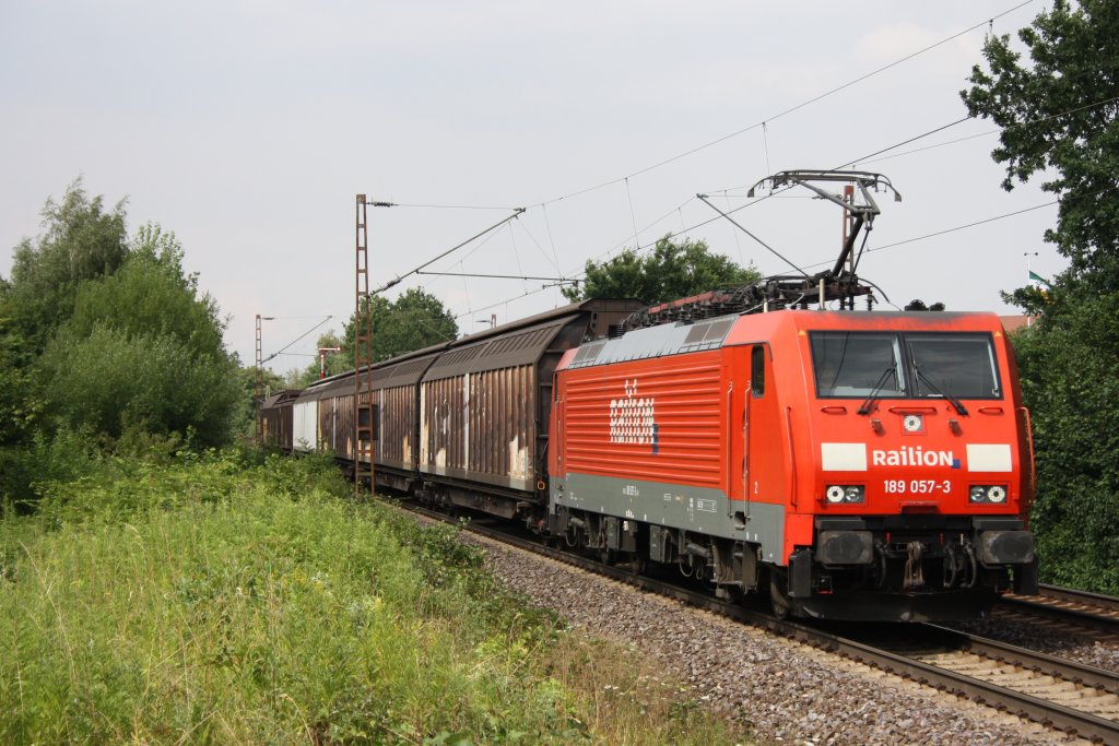189 057 am 27.07.2010 in Hannover Limmer.